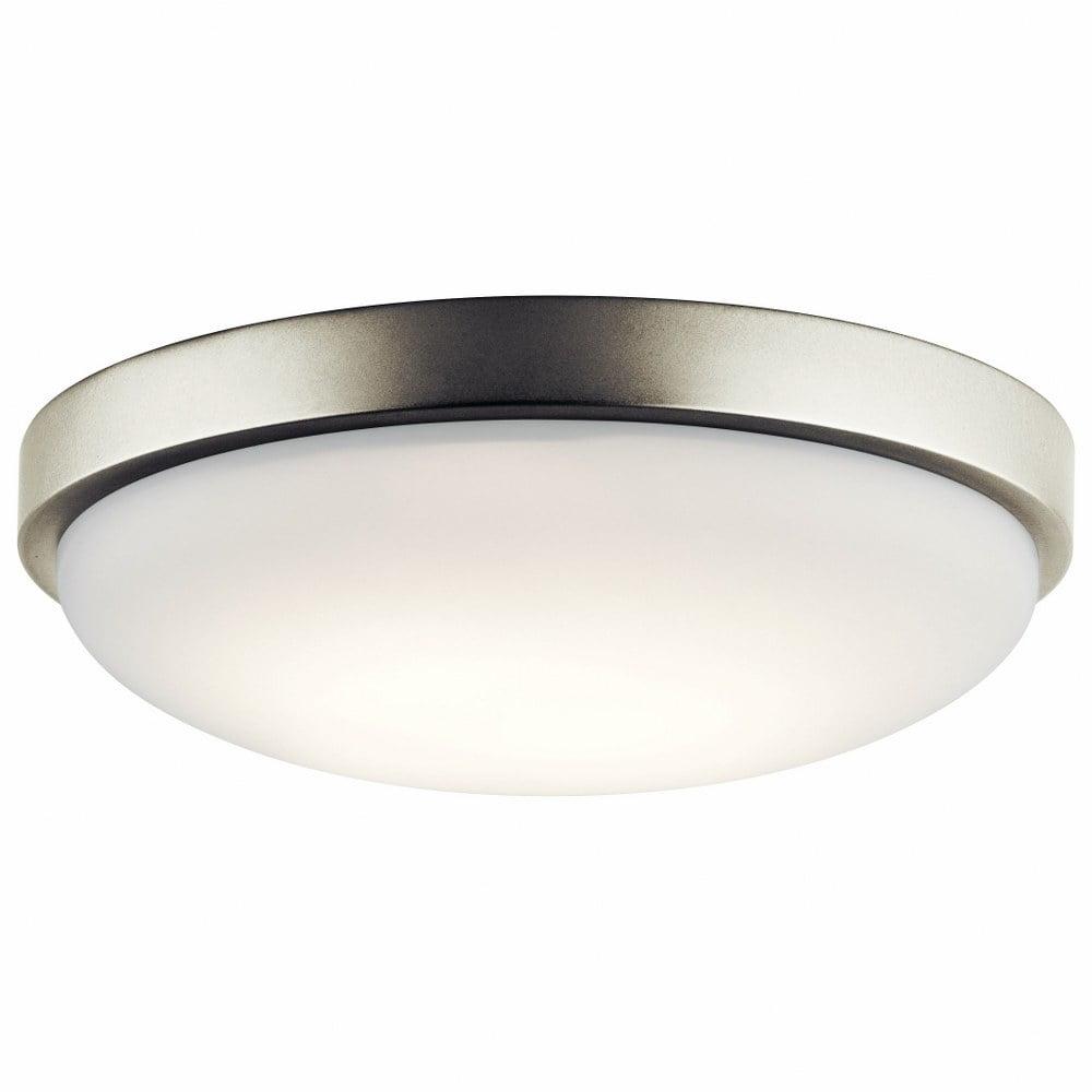 10763NILED-Kichler Lighting-15W 1 Led Flush Mount - With Utilitarian Inspirations - 3 Inches Tall By 11.5 Inches Wide