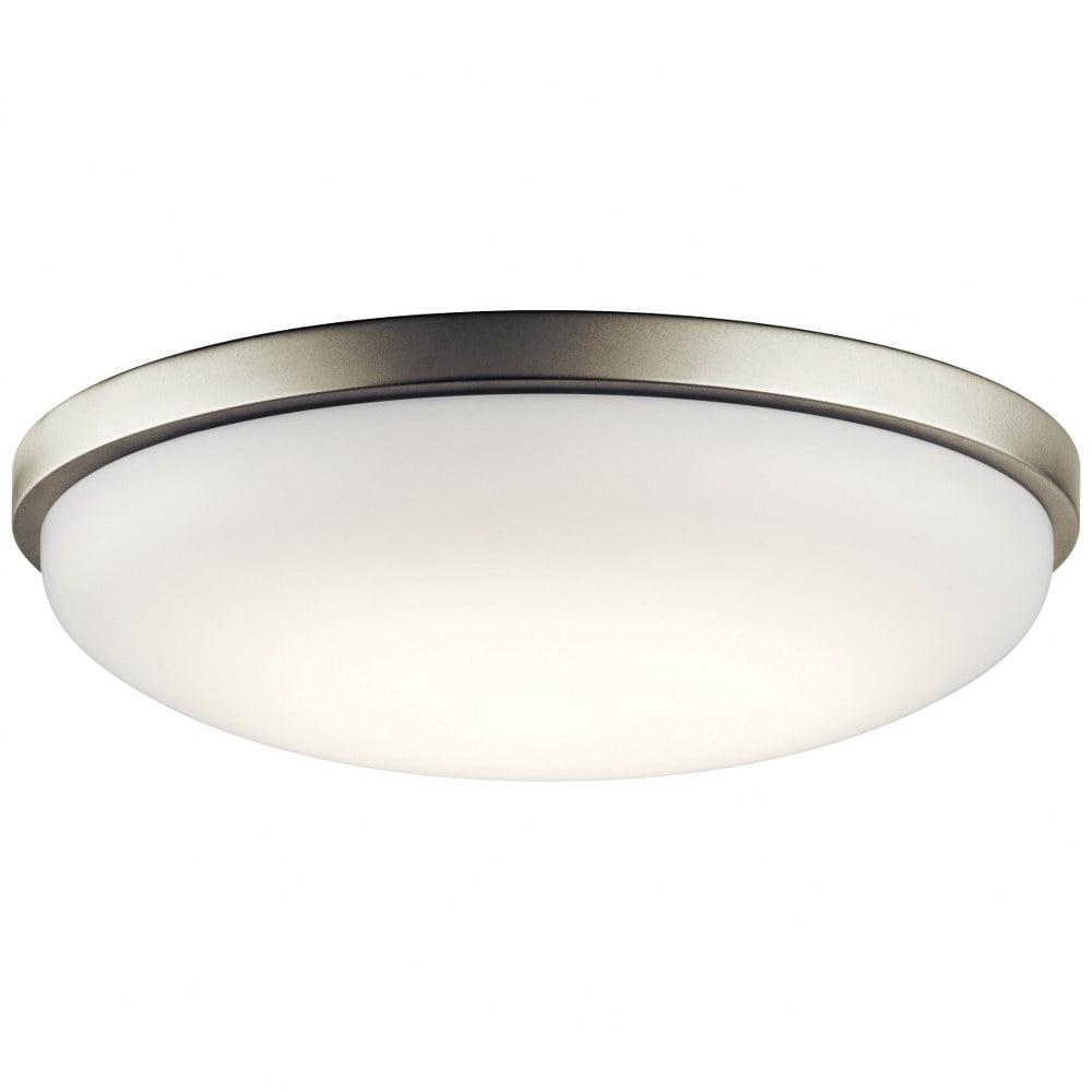 Kichler 10765NILED 17.75" LED Flush Mount in Brushed Nickel