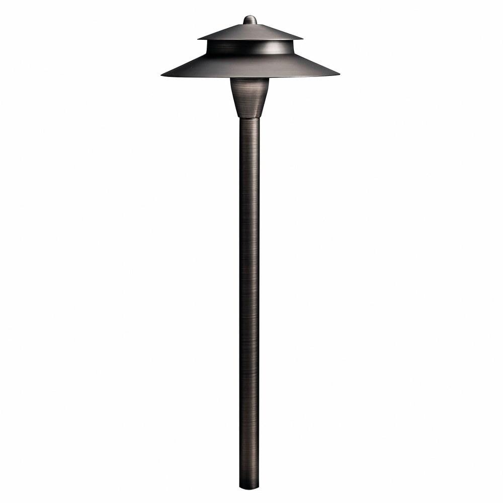 Kichler 15480 Missionary 23" Tall 12V Center Mount Path Light - Brass