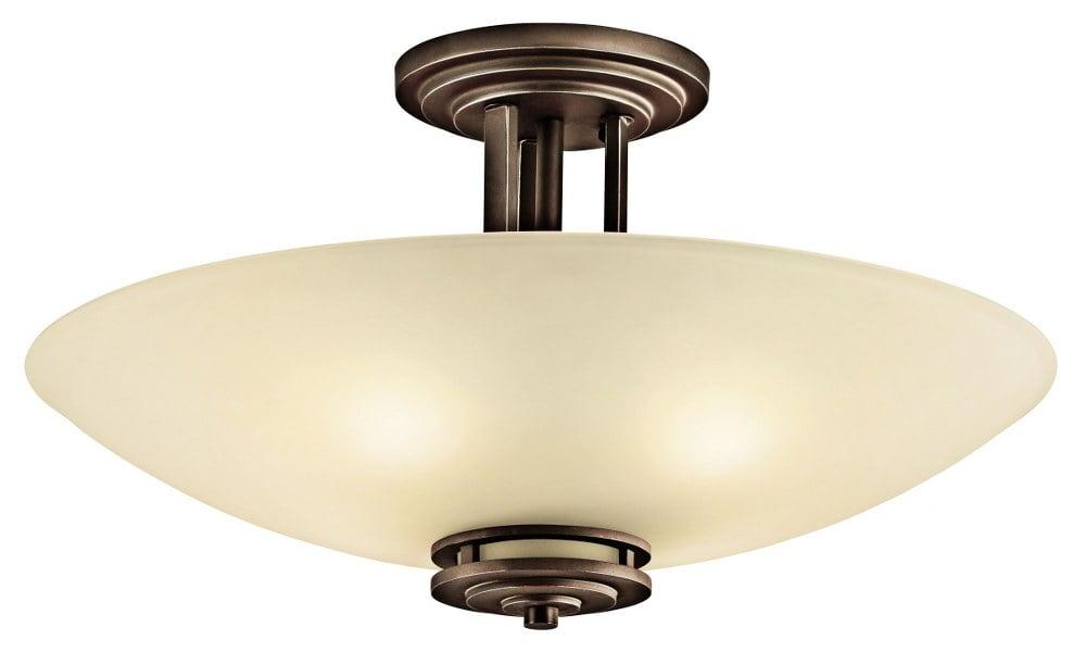 Hendrik Glass Semi Flush Mount