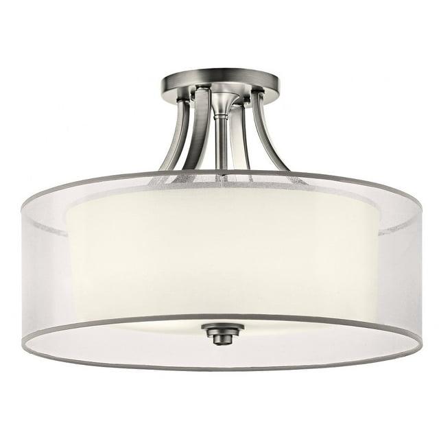 Kichler Lighting Lacey 4 - Light Semi-Flush Mount in  Antique Pewter