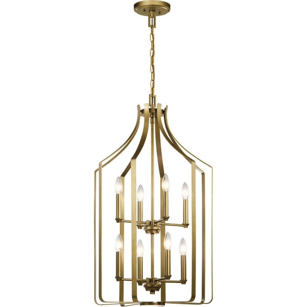8 - Light Dimmable Geometric Chandelier