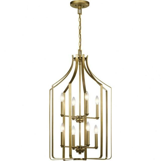 8 - Light Dimmable Geometric Chandelier