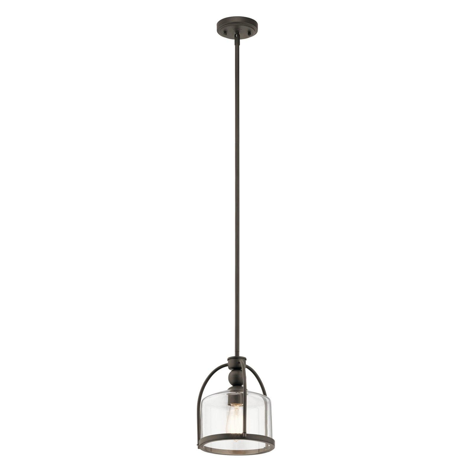 9.5" 1 Light Mini Pendant Brushed Nickel