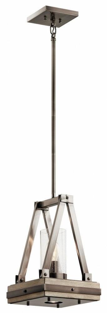 Kichler Lighting Colerne 1 - Light Pendant in Classic Pewter