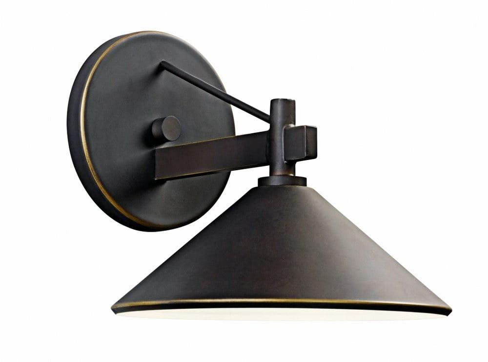 Ripley 7.5" 1 Light Outdoor Wall Light in Olde Bronze®