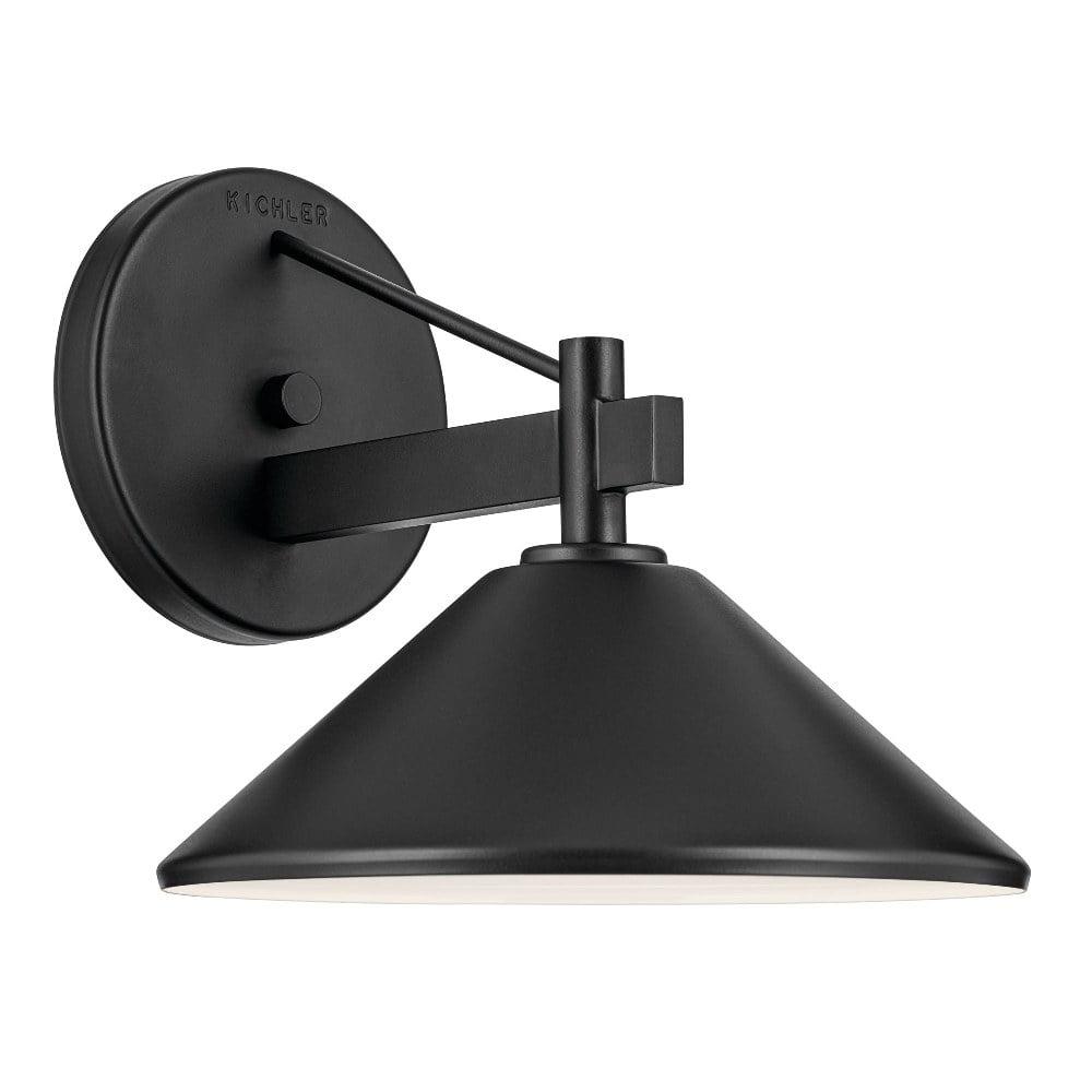 Kichler 49060 Ripley 9" Tall Outdoor Wall Sconce - Black