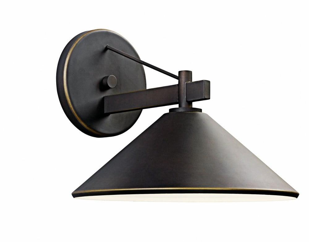 Ripley 10" 1 Light Outdoor Wall Light in Olde Bronze®