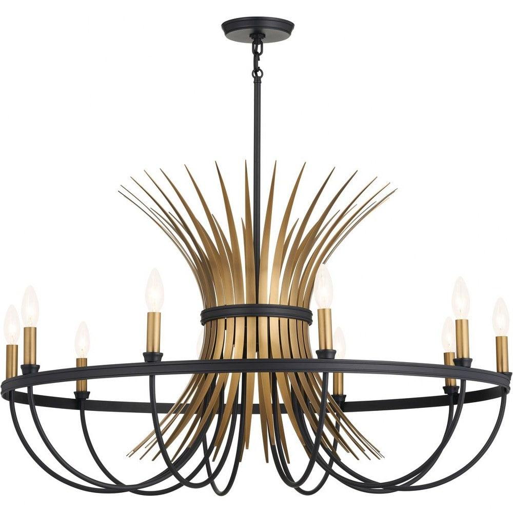 9 - Light Dimmable Drum Chandelier