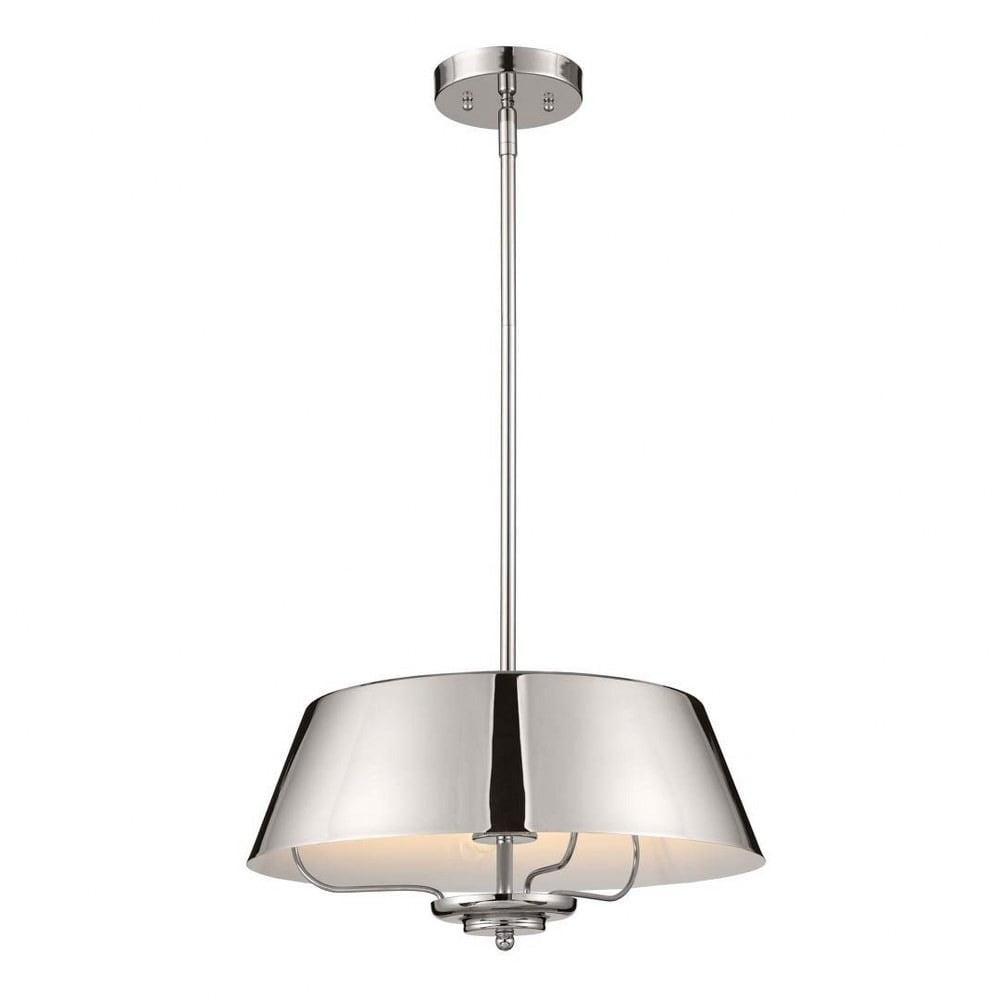 Luella - 3 Light Pendant In Traditional Style-8.25 Inches Tall and 16 Inches Wide-Brushed Natural Brass Finish