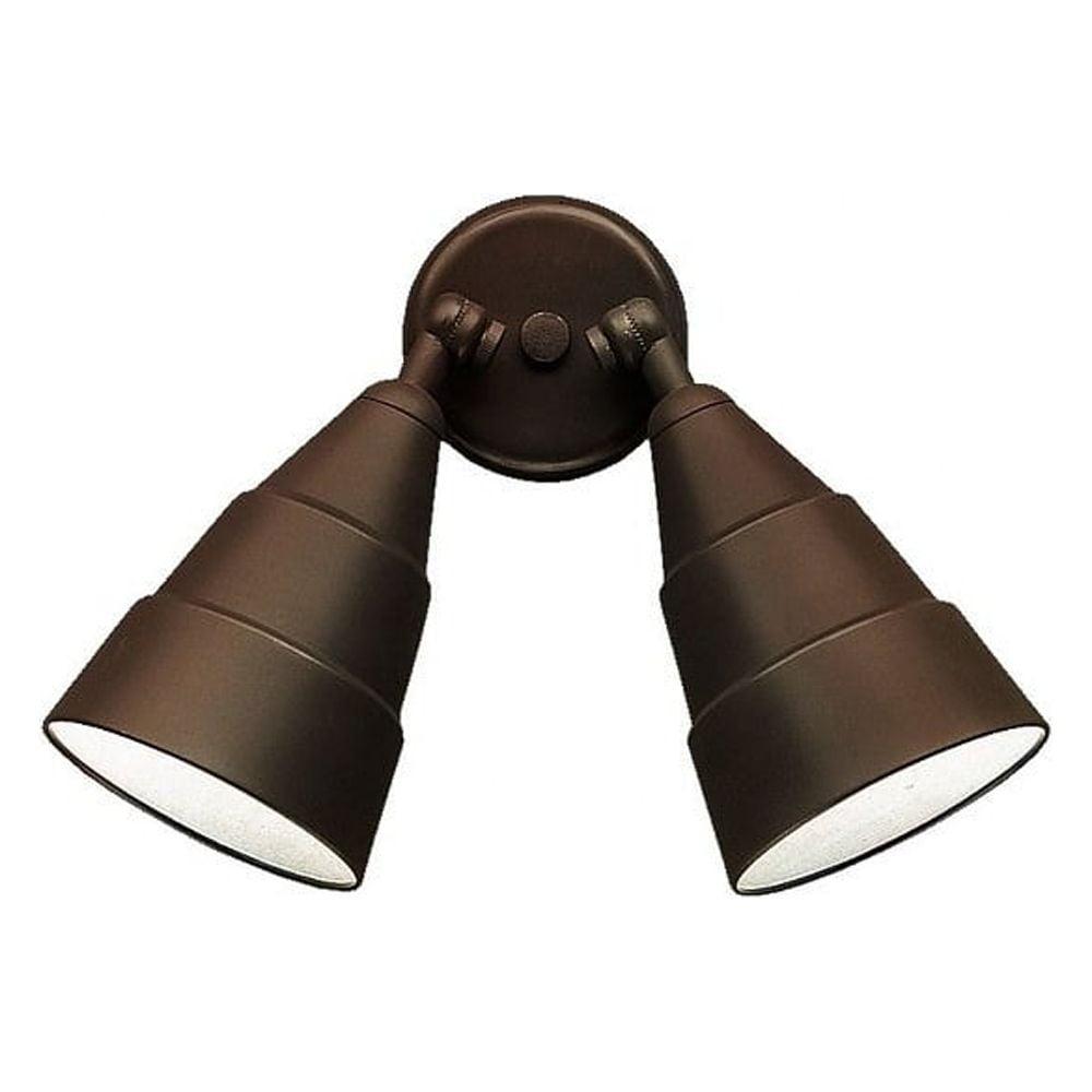 Architectural Bronze Dual Cone Wall Sconce