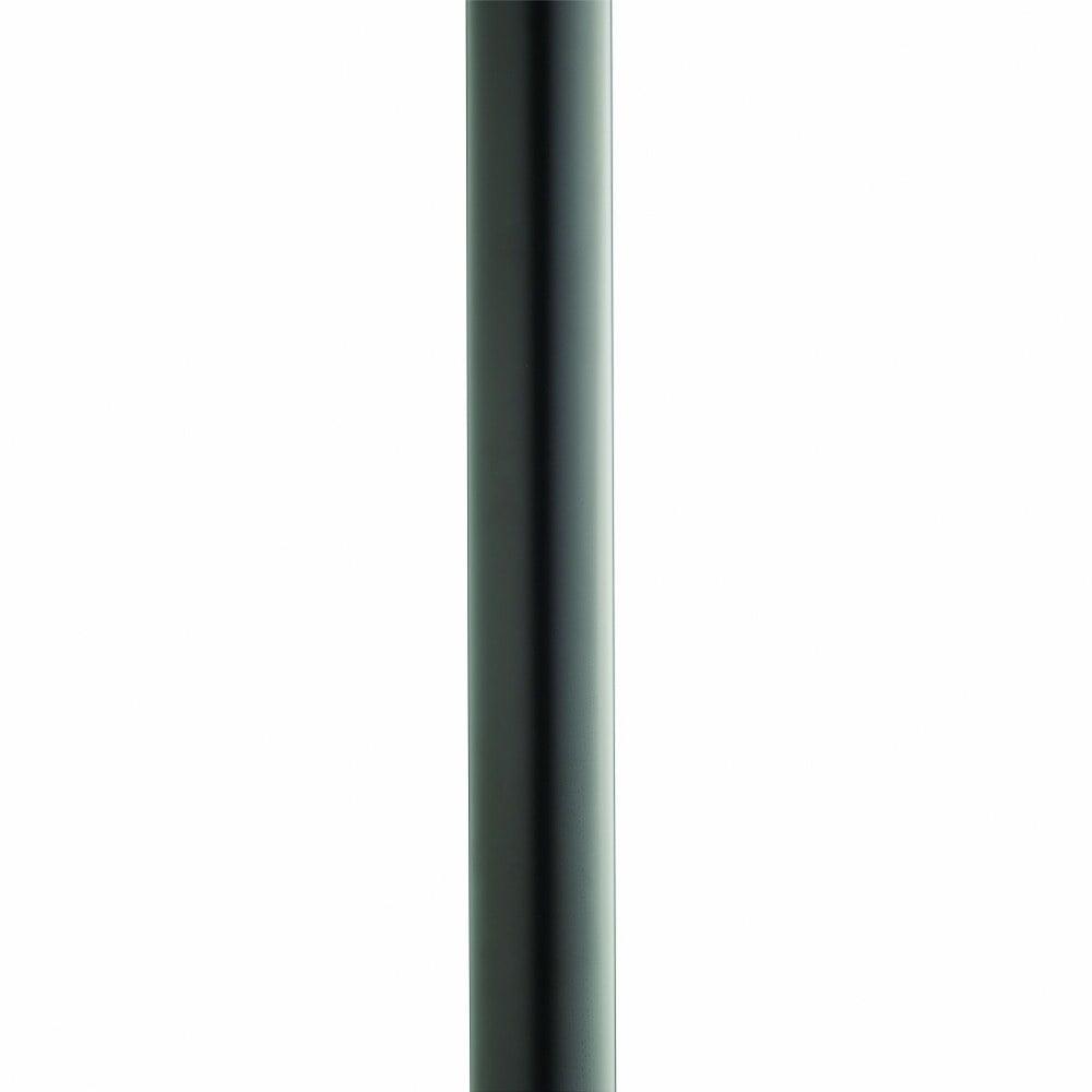 84" Black Powder-Coated Aluminum Outdoor Light Post