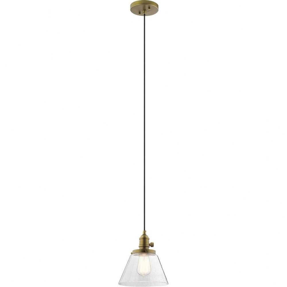 Kichler Lighting Avery 1 - Light Pendant in  Natural Brass