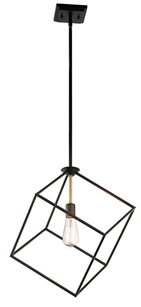 Kichler 42525 Cartone 17" Wide Single Pendant - Bronze