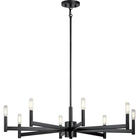 Kichler Lighting Erzo 8 - Light Chandelier in  Black