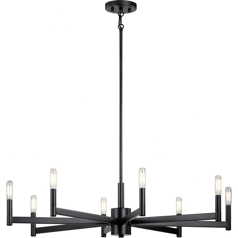 Kichler Lighting Erzo 8 - Light Chandelier in Black