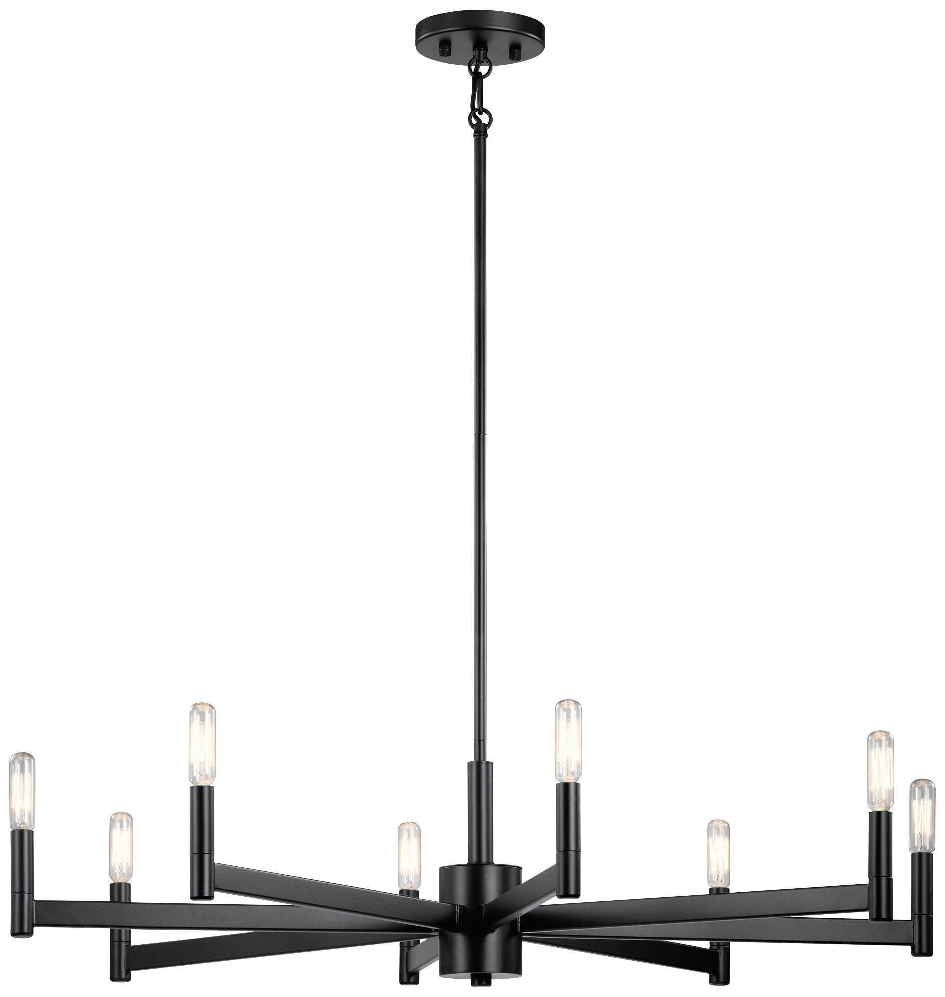 Kichler Lighting Erzo 8 - Light Chandelier ,  Black