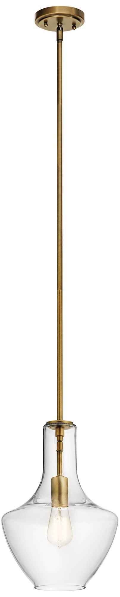 Kichler Lighting Everly 1 - Light Pendant in  Natural Brass