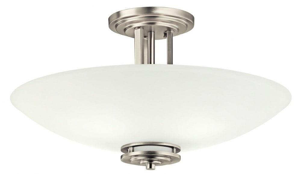 Hendrik Glass Semi Flush Mount