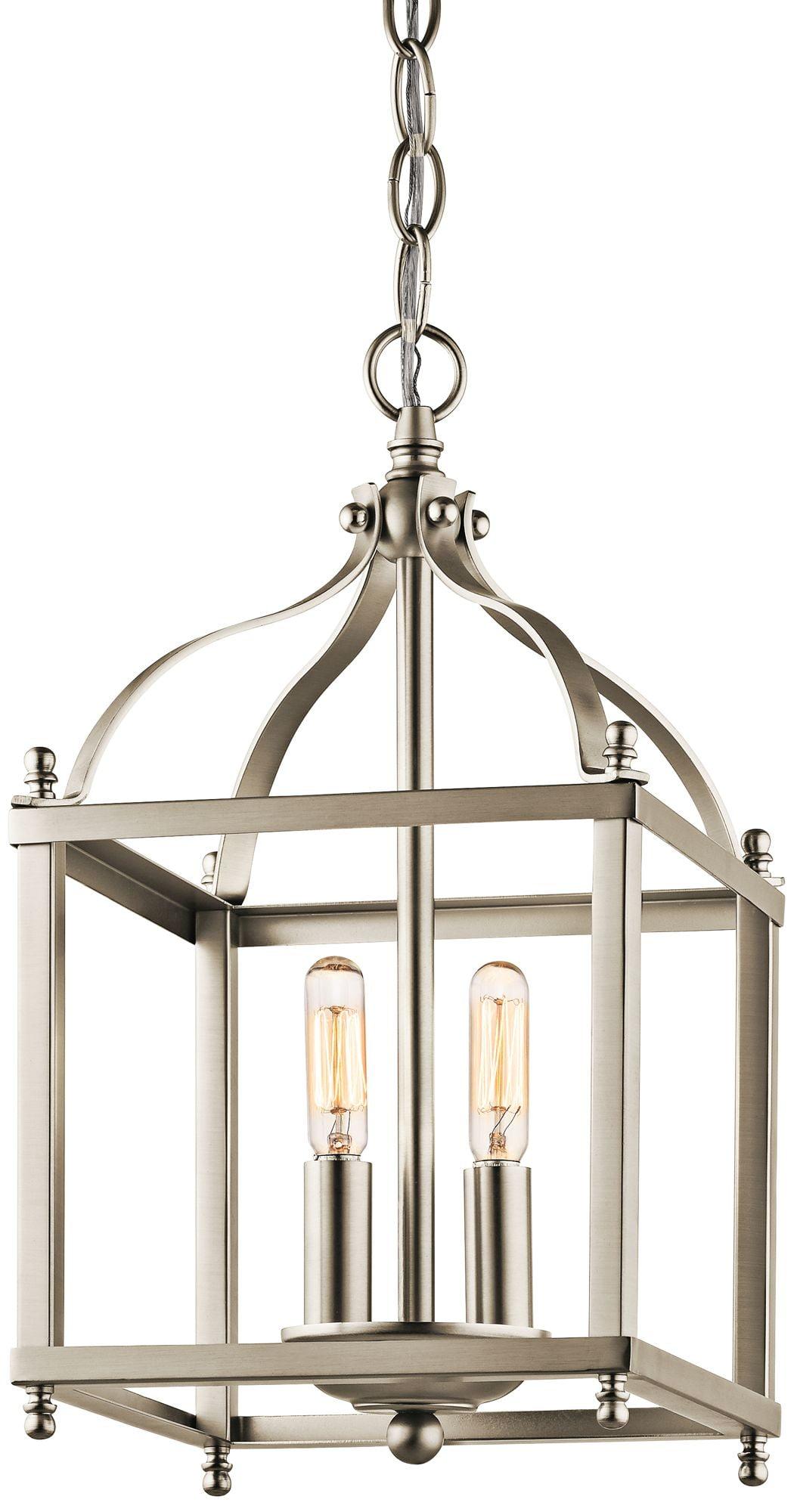 Larkin 14.75" 2 Light Pendant in Brushed Nickel