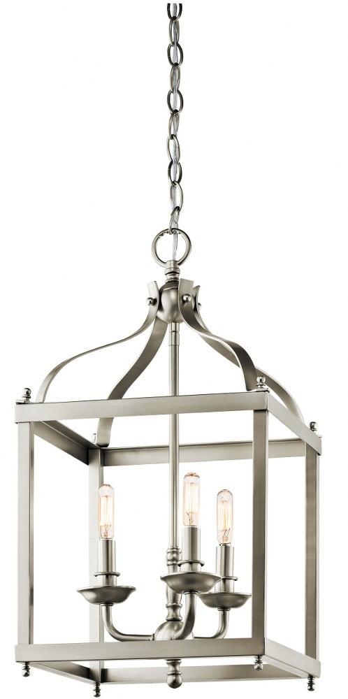 Larkin 22.25" 3 Light Pendant in Brushed Nickel