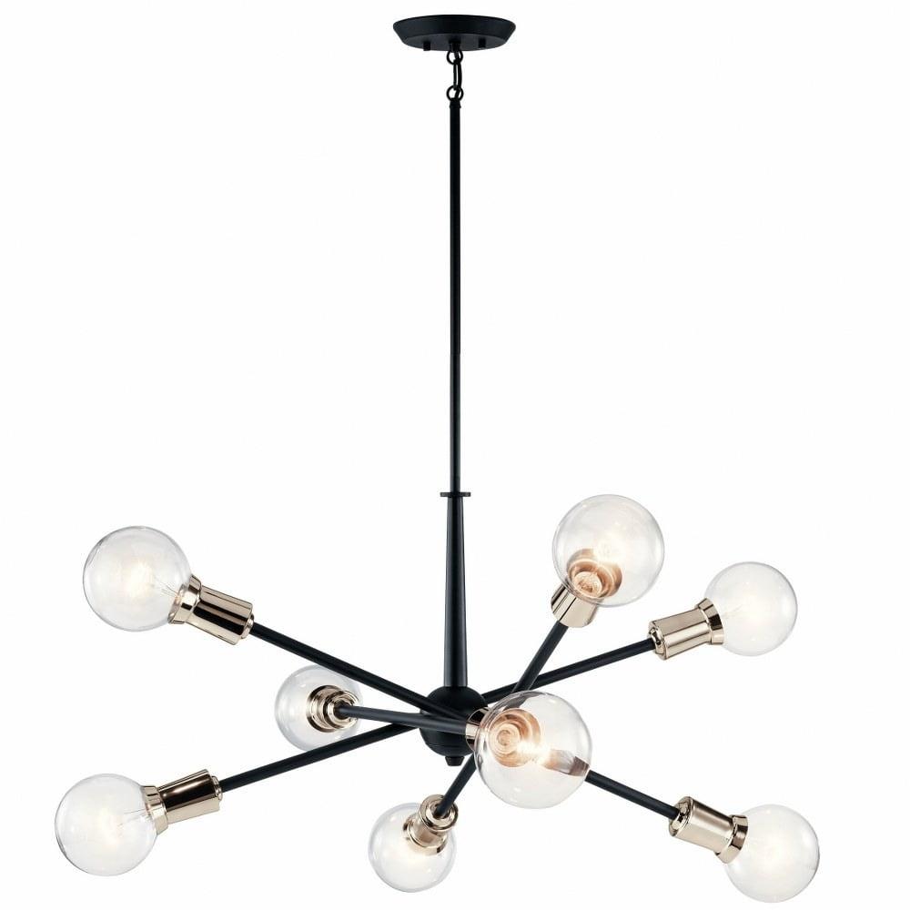 Kichler Lighting Armstrong 8 - Light Chandelier in  Black