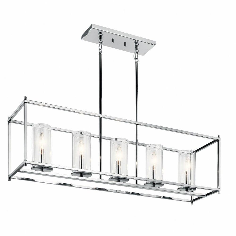 Kichler Lighting Crosby 5 - Light Chandelier in  Chrome