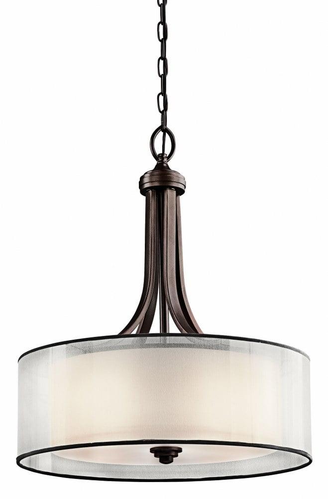Kichler Lighting Lacey 4 - Light Pendant in  Mission Bronze