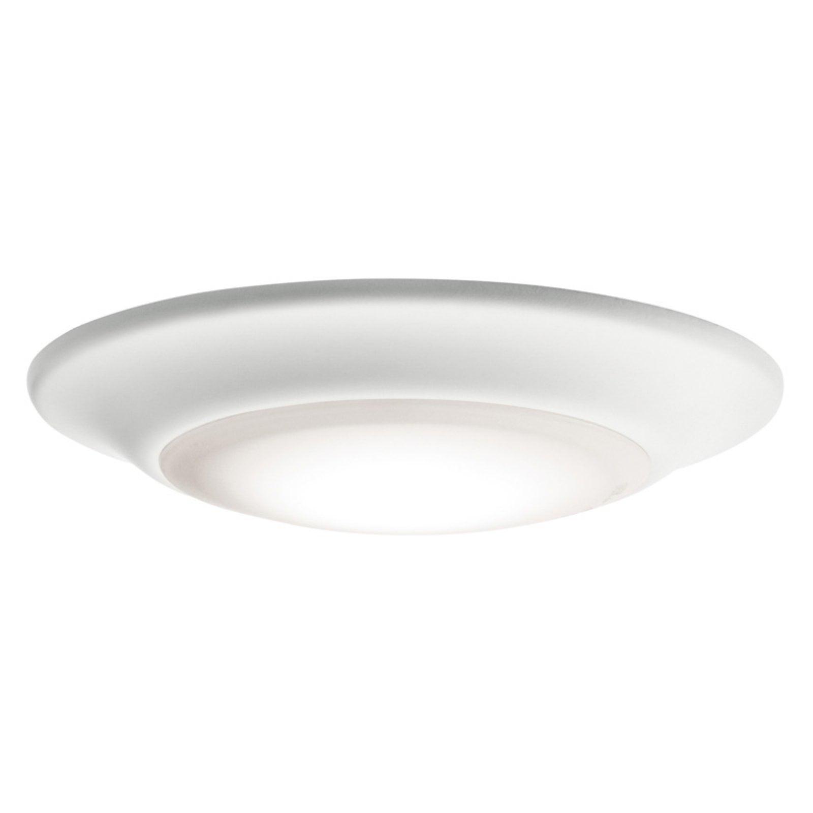 White Round LED Flush Mount Ceiling Light