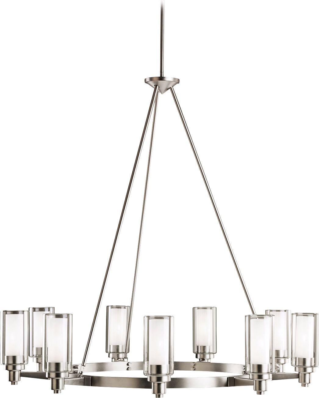 Kichler Lighting Circolo 9 - Light Chandelier in  Brushed Nickel