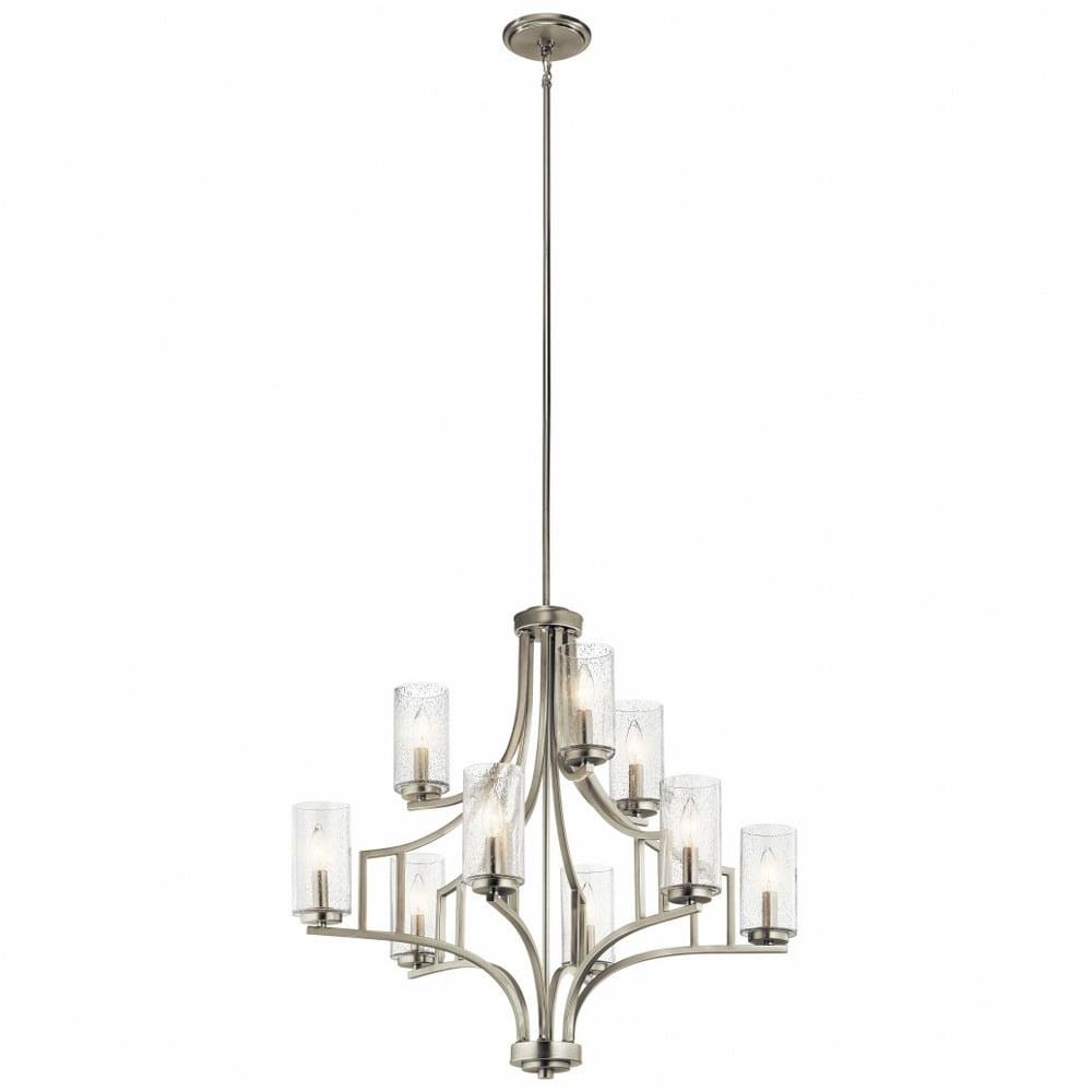 Kichler Lighting Vara 9 - Light Chandelier in  Brushed Nickel