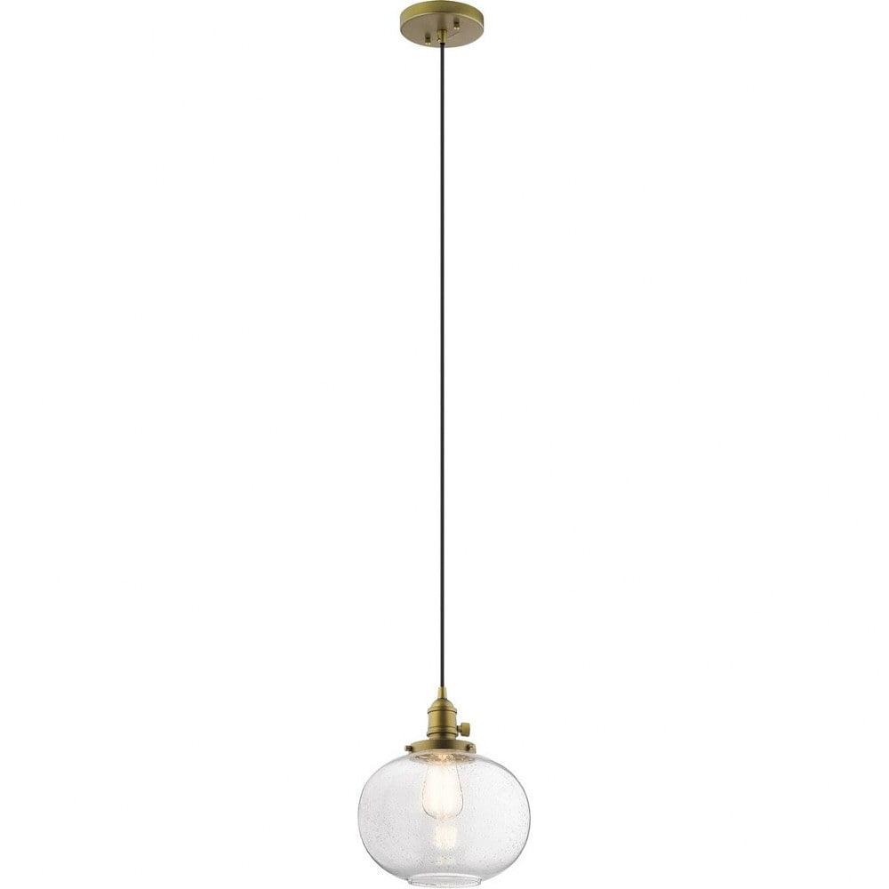 Kichler Lighting Avery 1 - Light Pendant in Natural Brass