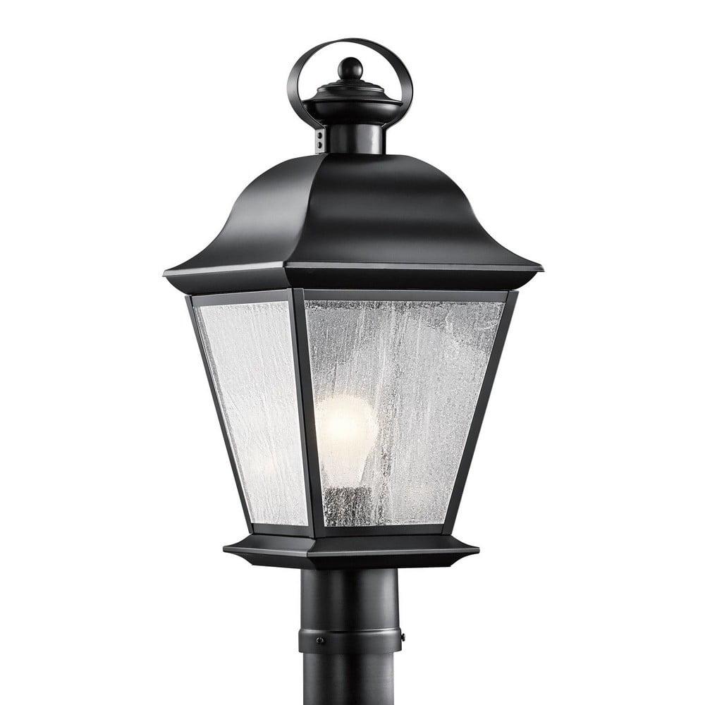 Kichler Lighting Mount Vernon 1 - Light Post Light in  Black