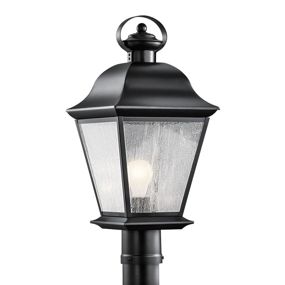 Kichler Lighting Mount Vernon 1 - Light Post Light in  Black