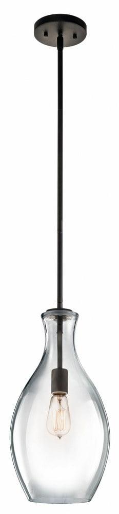 Kichler Lighting Everly 1 - Light Pendant in  Olde Bronze