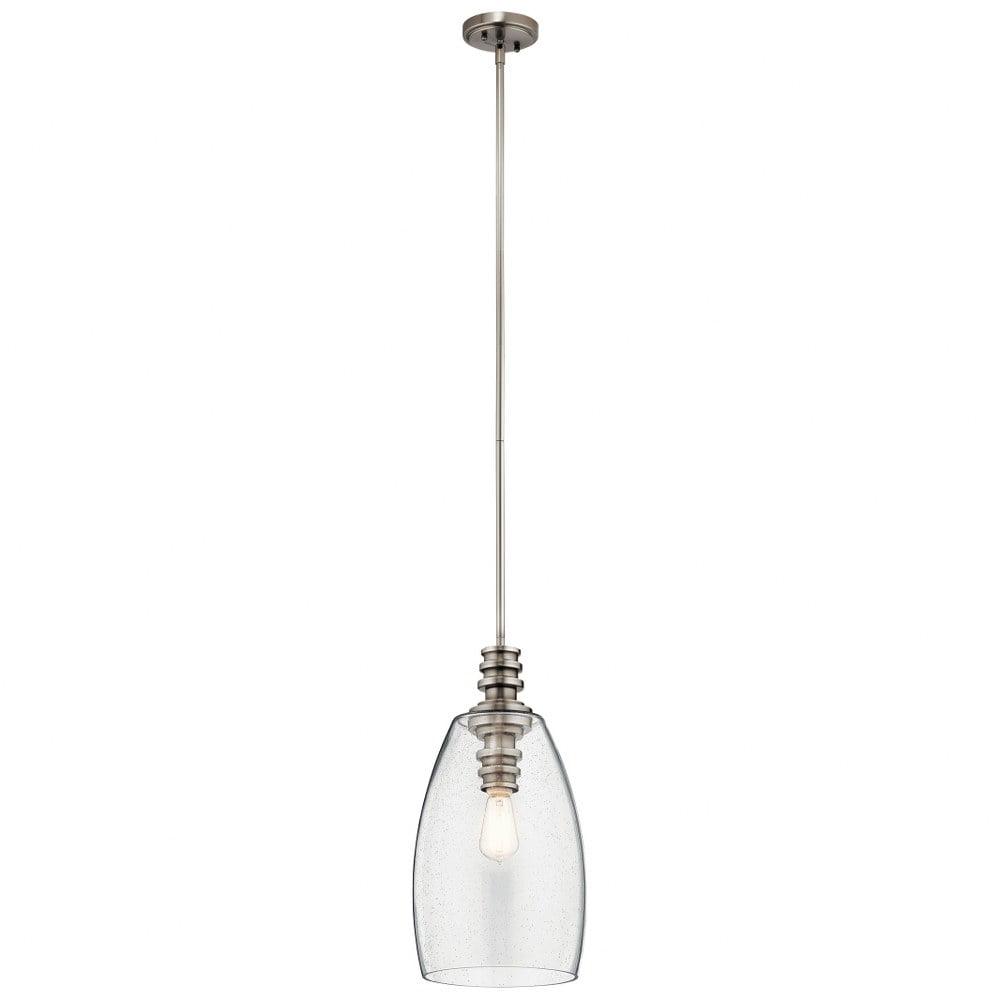 Kichler Lighting Lakum 1 - Light Pendant in  Classic Pewter
