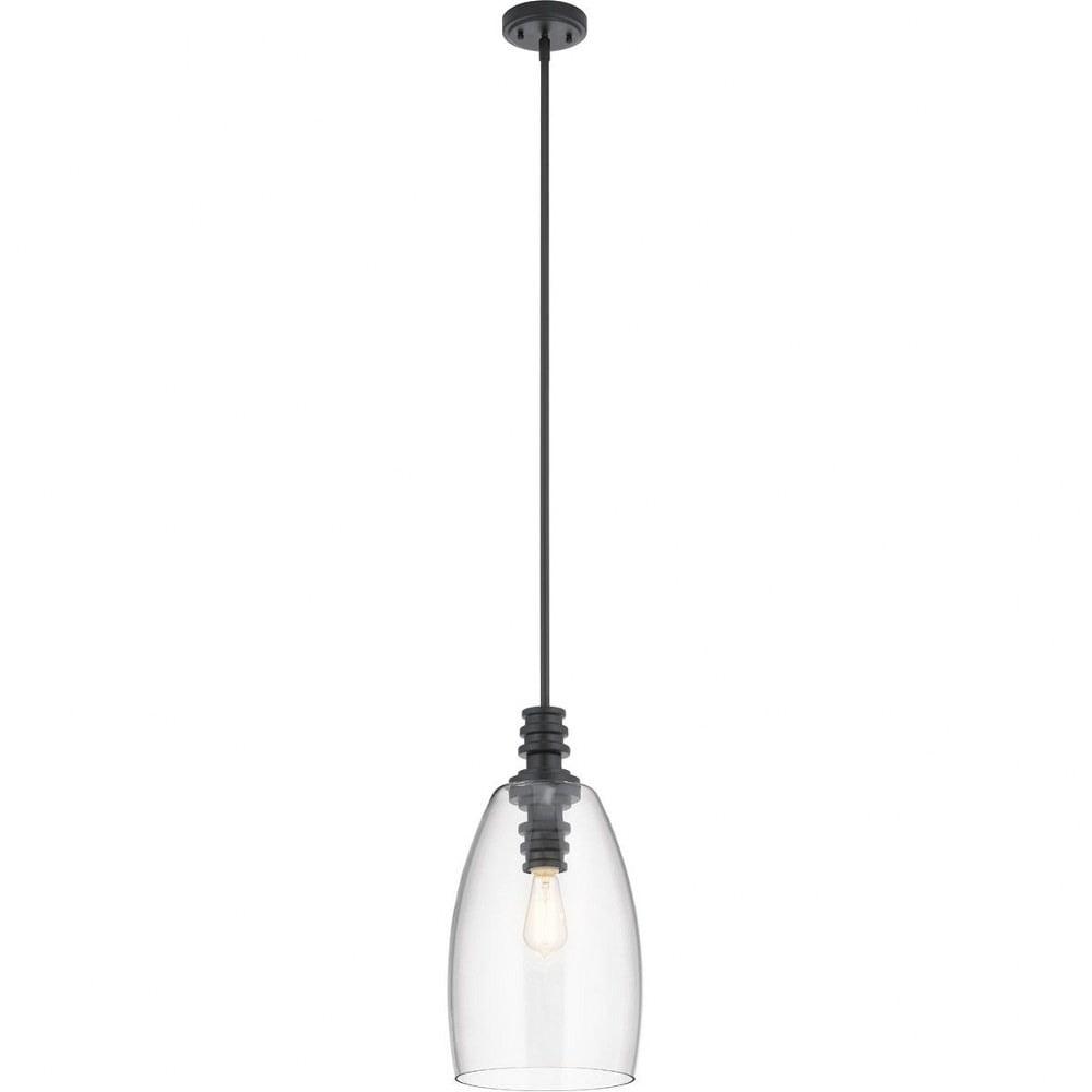 Kichler Lighting Lakum 1 - Light Pendant in  Black