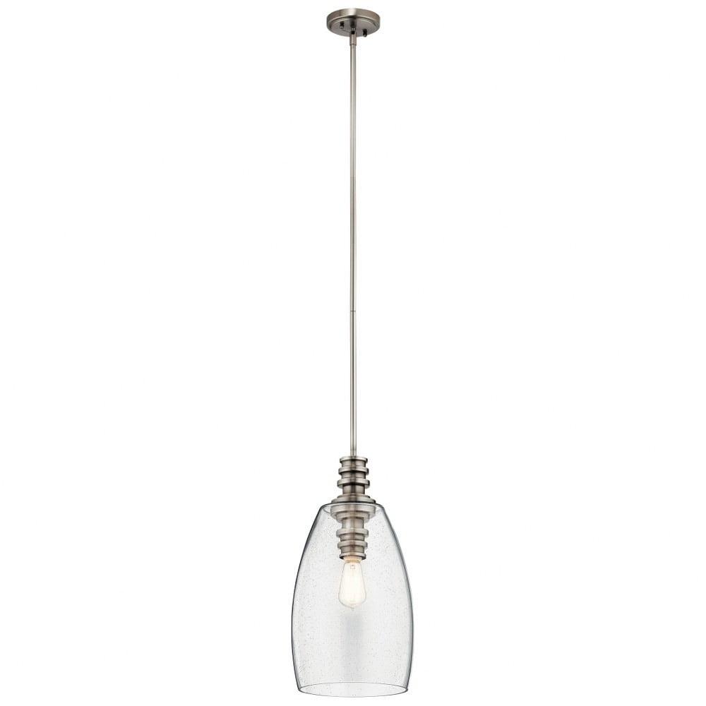 Kichler Lighting Lakum 1 - Light Pendant in  Classic Pewter