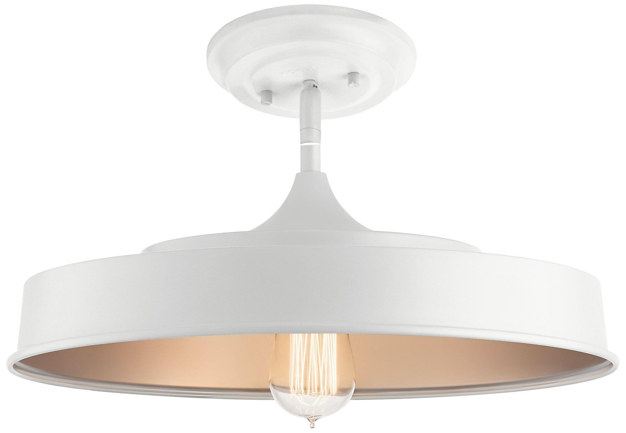 Cathelyne Glass Semi Flush Mount
