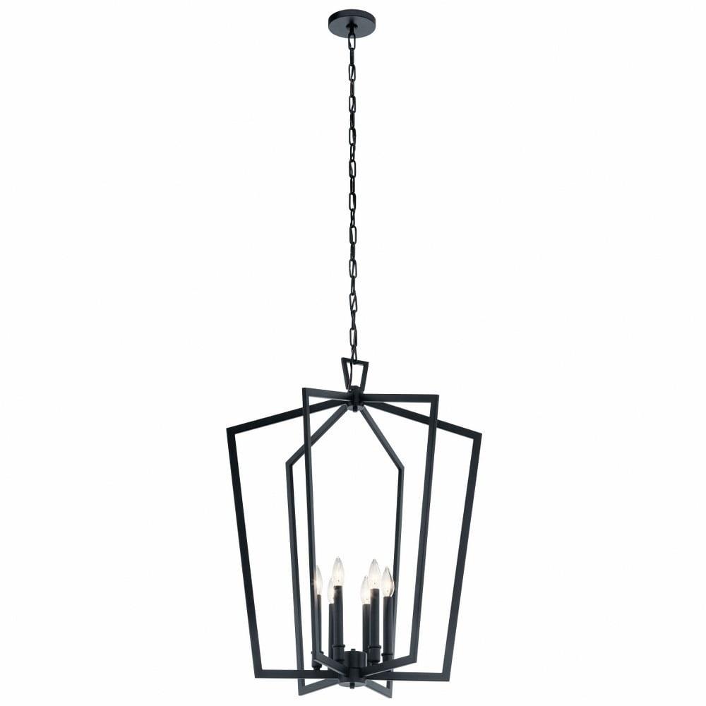 Kichler Lighting Abbotswell 6 - Light Pendant in  Black