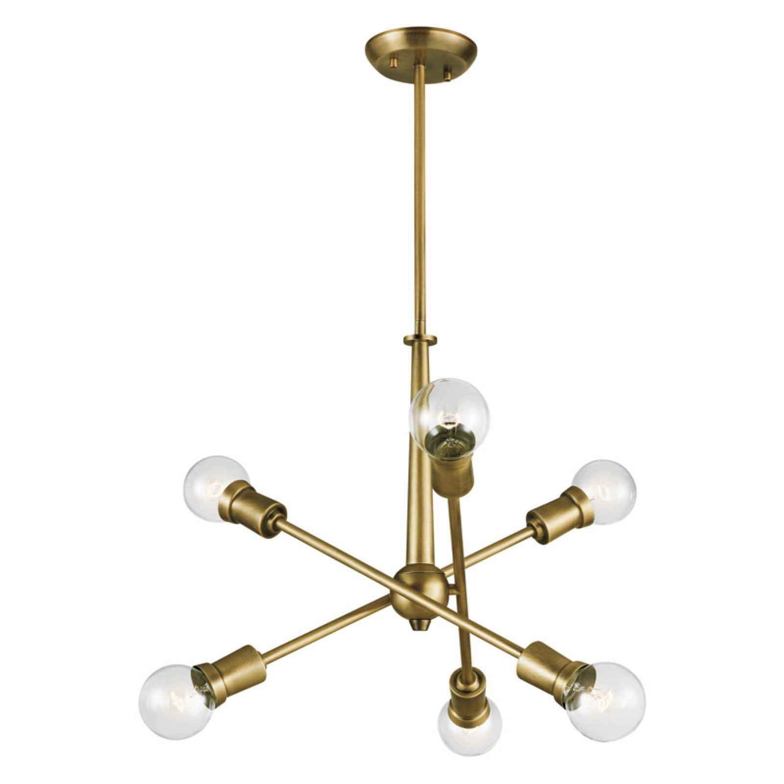 Armstrong 27.75" 6 Light Chandelier in Chrome