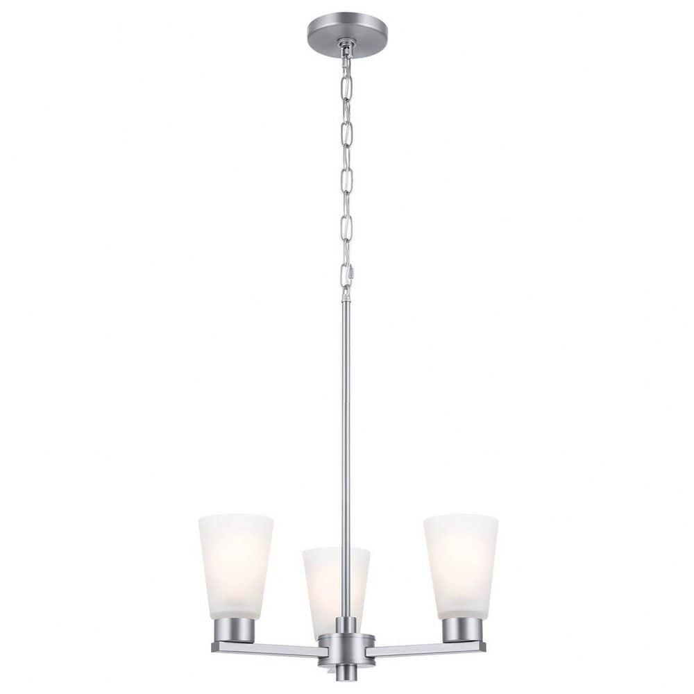 Kichler Lighting - Stamos - 3 Light Small Chandelier In Soft Modern Style-15