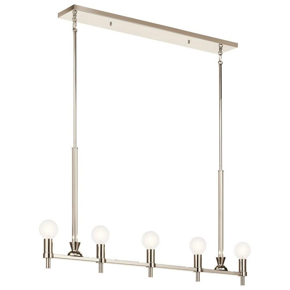 Kichler Lighting Torvee 5 - Light Chandelier in  Nickel Textured