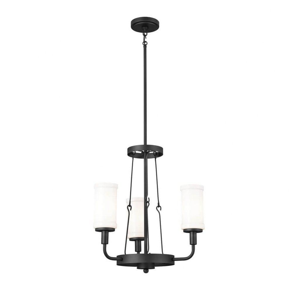 Kichler Lighting Vetivene 3 - Light Chandelier in  Textured Black