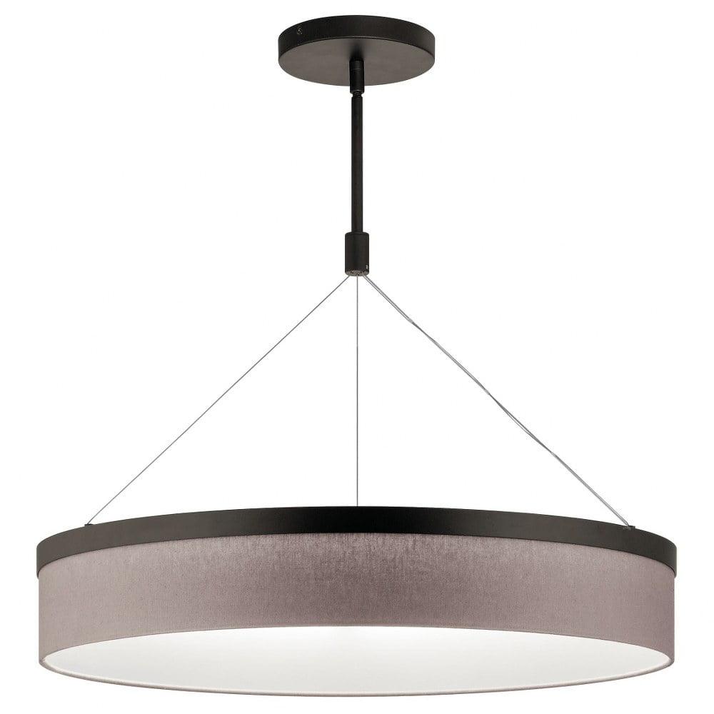 Kichler Mercel 26 1/2" Wide Olde Bronze LED Drum Pendant Light