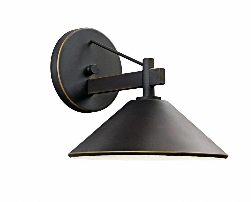 Ripley 9" 1 Light Outdoor Wall Light in Olde Bronze®