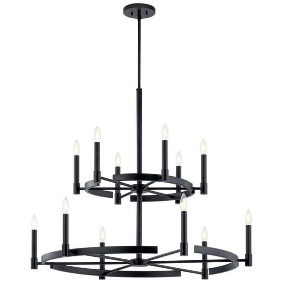 Kichler Lighting Tolani 12 - Light Chandelier in  Black