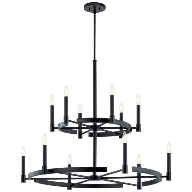 Kichler Lighting Tolani 12 - Light Chandelier in  Black