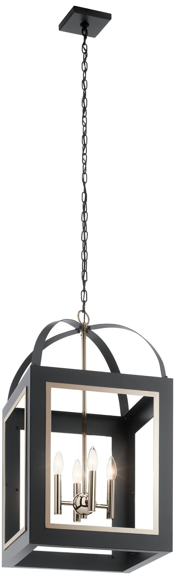 Vath™ 16" 4 Light Foyer Pendant Black