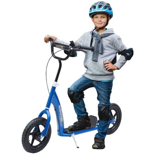 HomCom Kick Scooter for Kids 5-12 Years Old, Big Wheel Kids Scooter